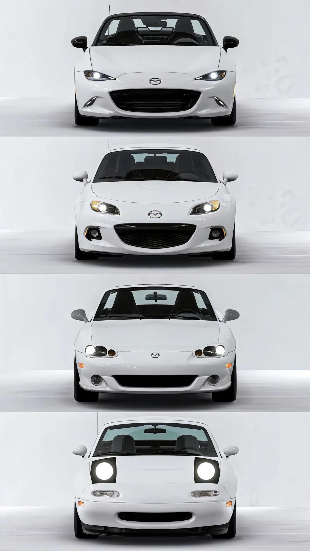 大v聊车 马自达MX-5 四代同框！这波是爷青回+颜值暴击 ​​​