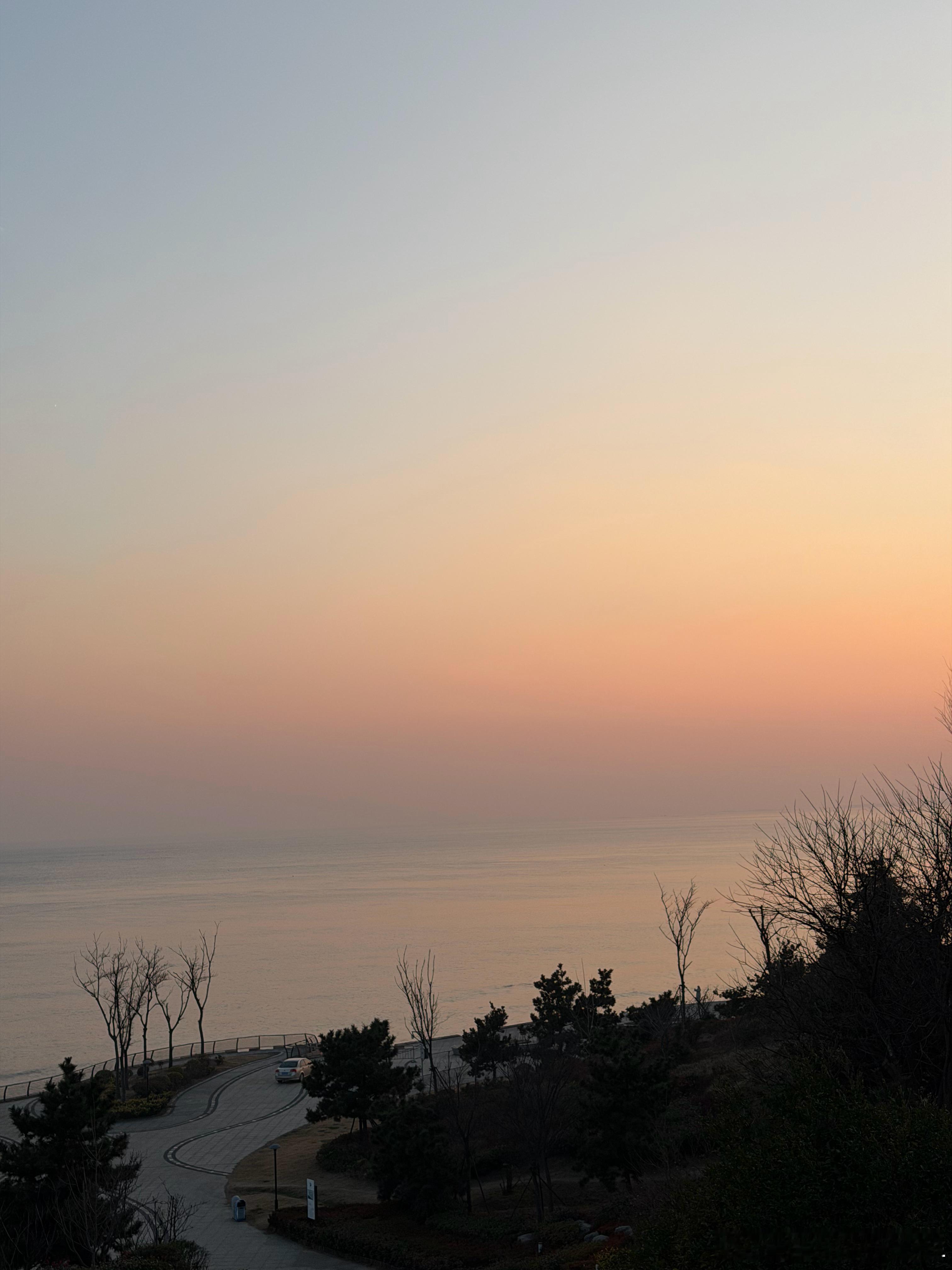 分享今天好美好美的日落