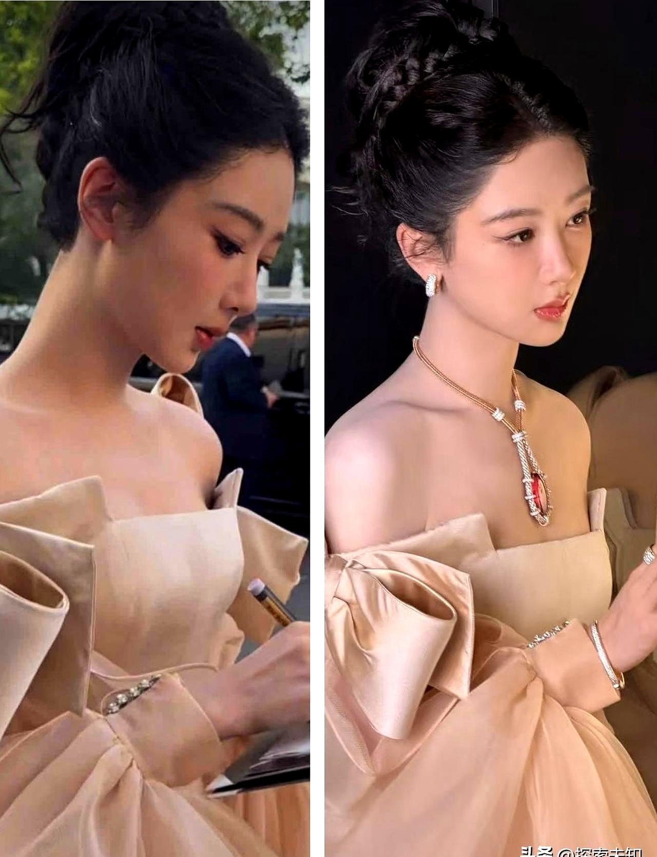 一条项链，能贵到百万以上？
杨紫这次在巴黎品牌活动上，真把大家的眼睛都看直了。
