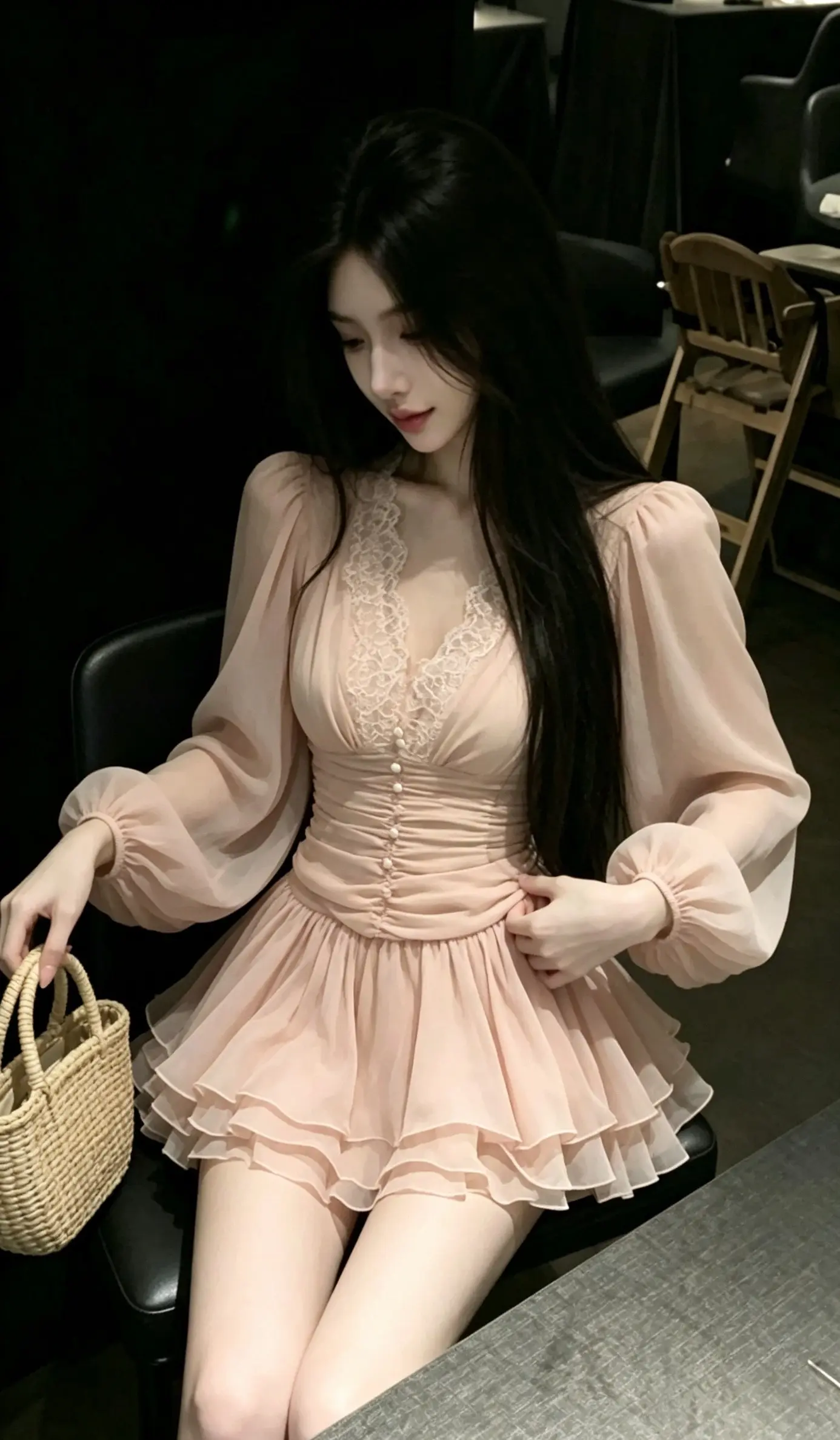 温柔纯欲风穿搭分享 秋季穿搭 温柔姐姐穿搭 纯欲少女感 气质仙女裙甜美穿搭