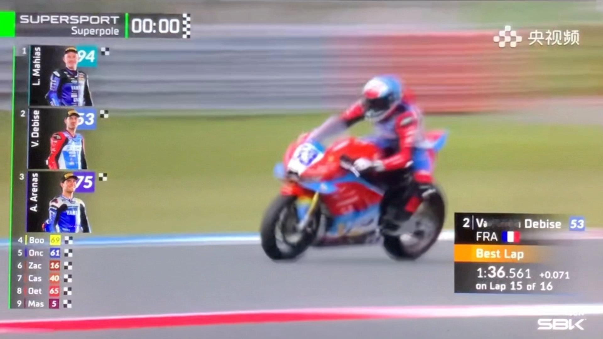 WSBK荷兰🇳🇱站SPP组超级杆位赛🏁，来自中国摩托车制造商张雪机车车队～