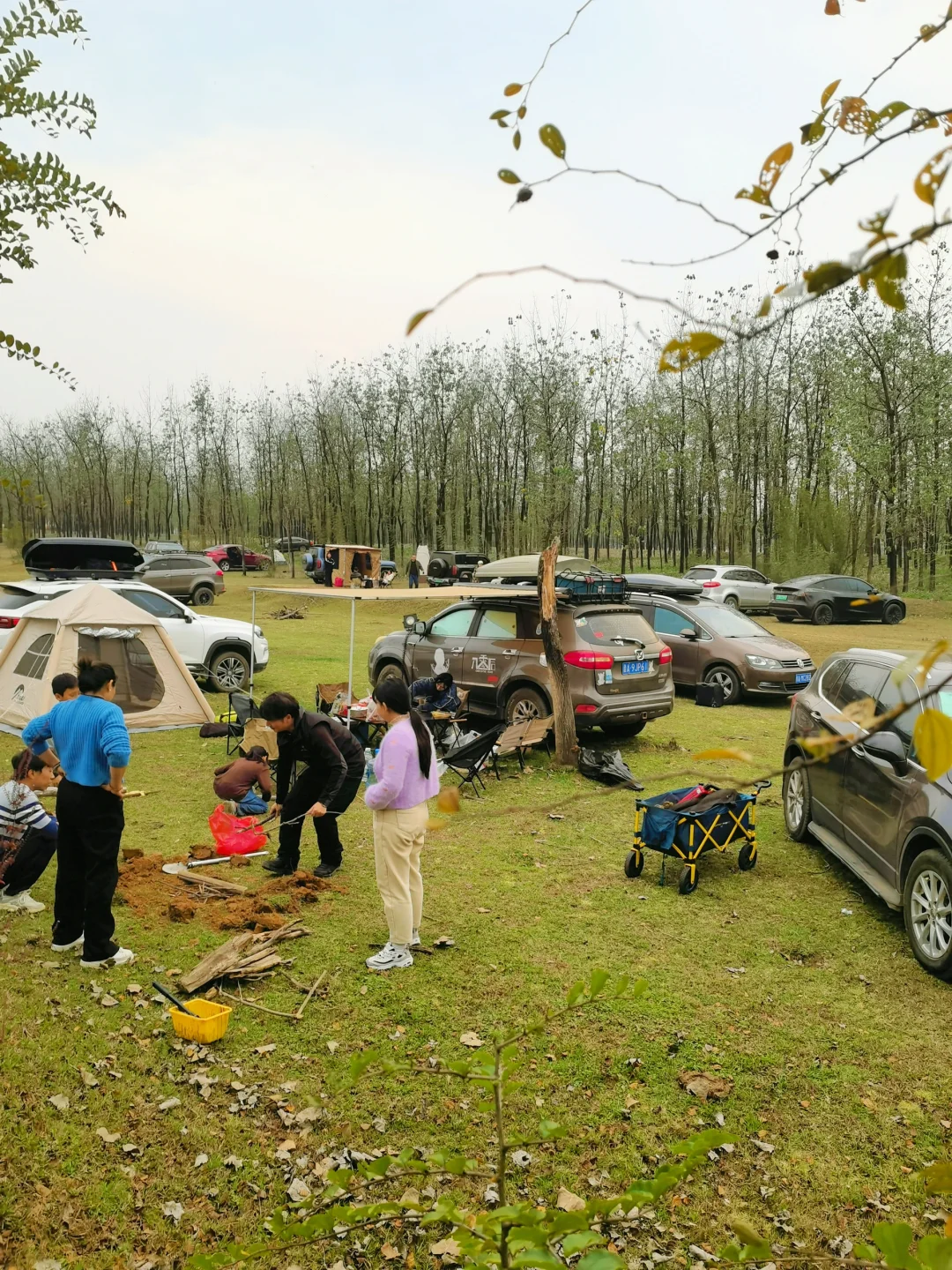南昌周末露营｜冬天也阻挡不了爱露营的人……