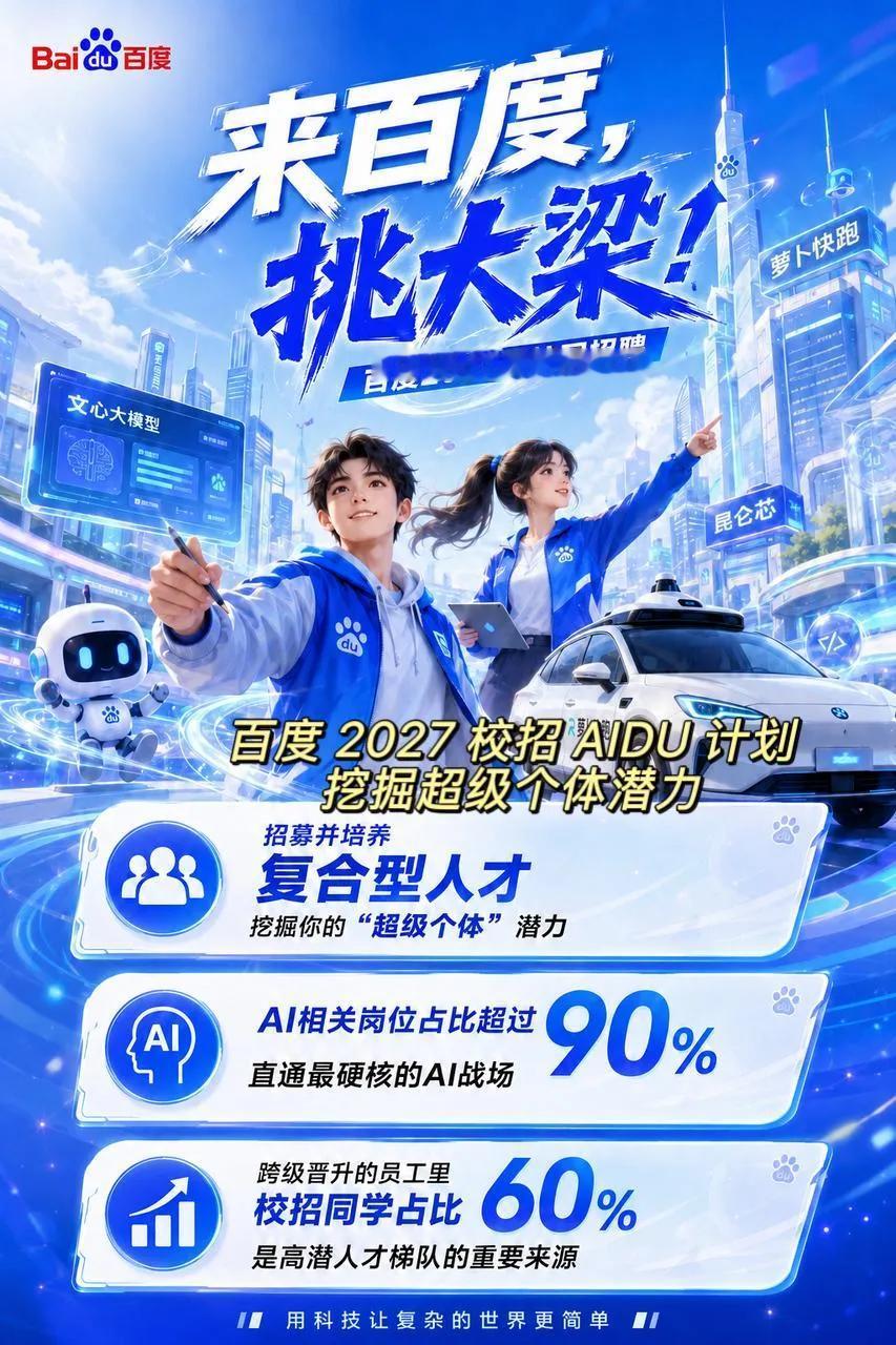 【AIDU开放日背后，百度在抢什么样的AI顶尖人才？】

最近，百度科技园举办A