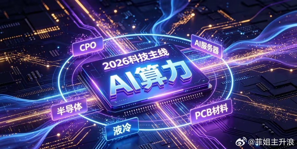 2026科技主线全梳理！AI算力全产业链细分赛道+核心标的汇总2026全年科技核