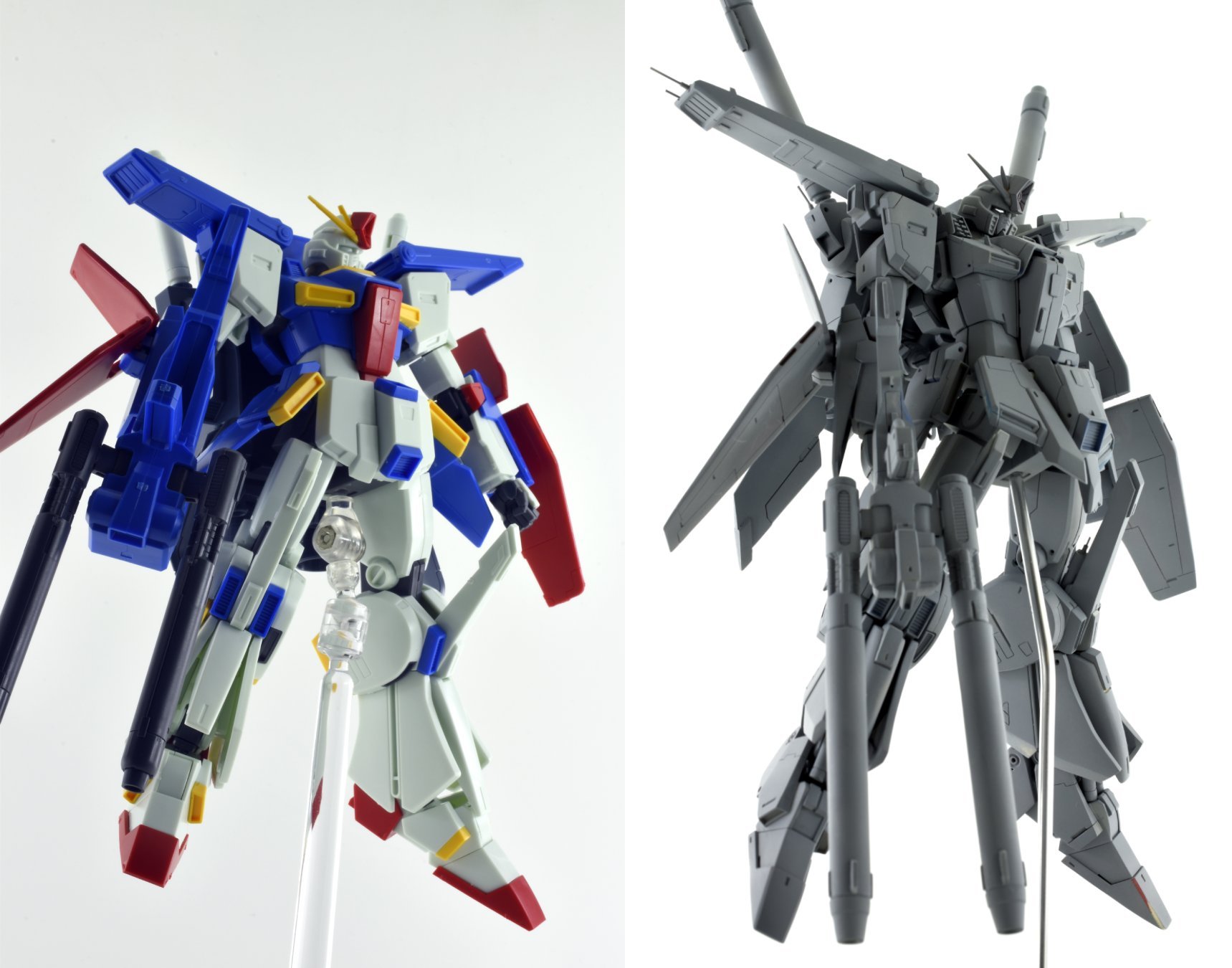 matmat825正在制作中的HGUC80年代风格ZZ高达高达模型