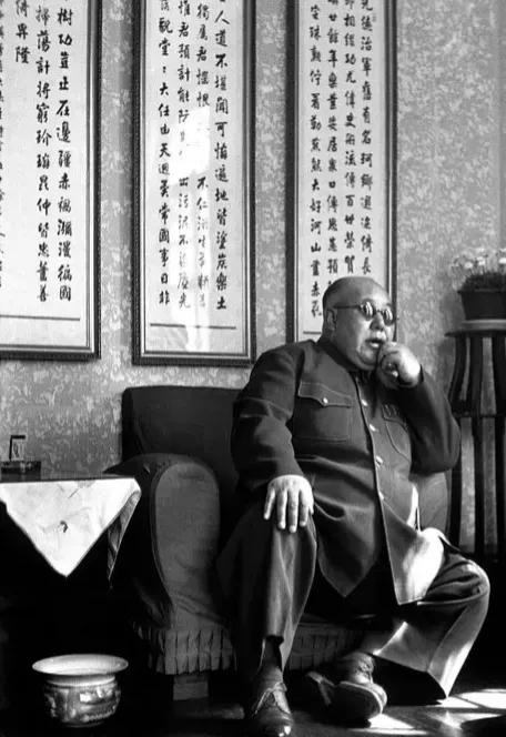 1949年4月南京解放前夕，来到南京的军阀马鸿逵。