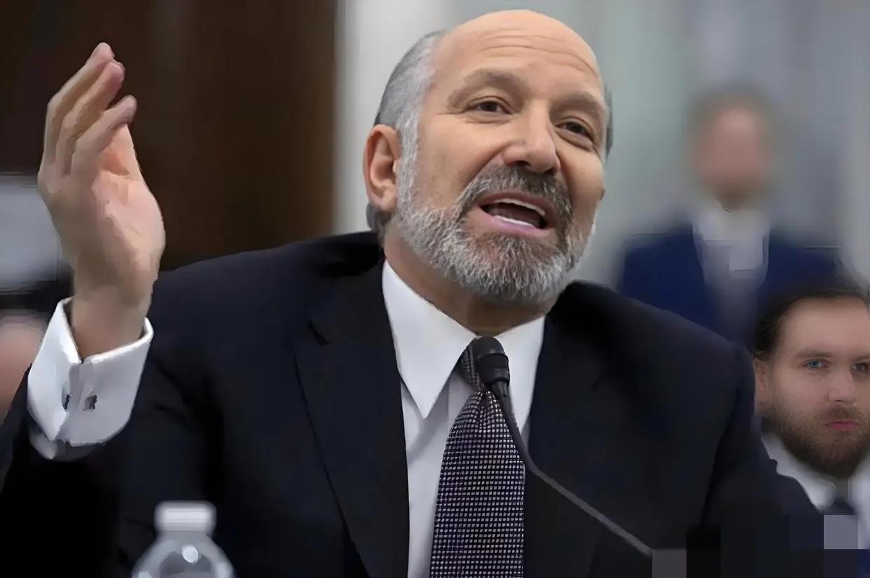 白胡子拉碴的美国商务部长卢特尼克，为推销抢来的委内瑞拉石油，1月20日达沃斯经济