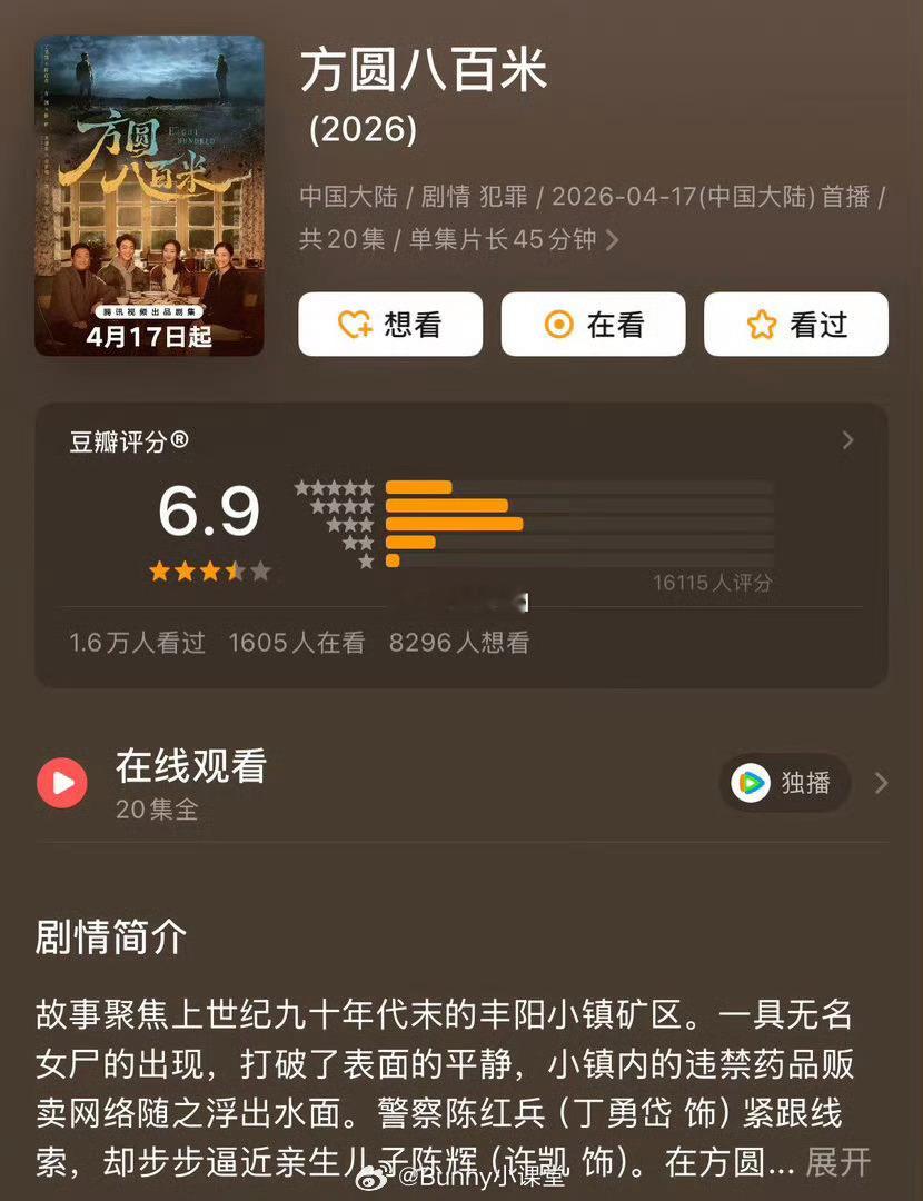 方圆八百米评分不上8分才是离谱吧 