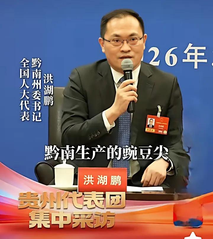 贵州豌豆尖百元一斤火爆港澳，你看懂商机了吗？
 2026年全国两会的集中采访现场