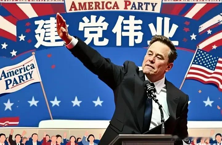 美国的“美国党”要翻天了！马斯克的脑壳就是好用！
马斯克其实心理很清楚新党不可能