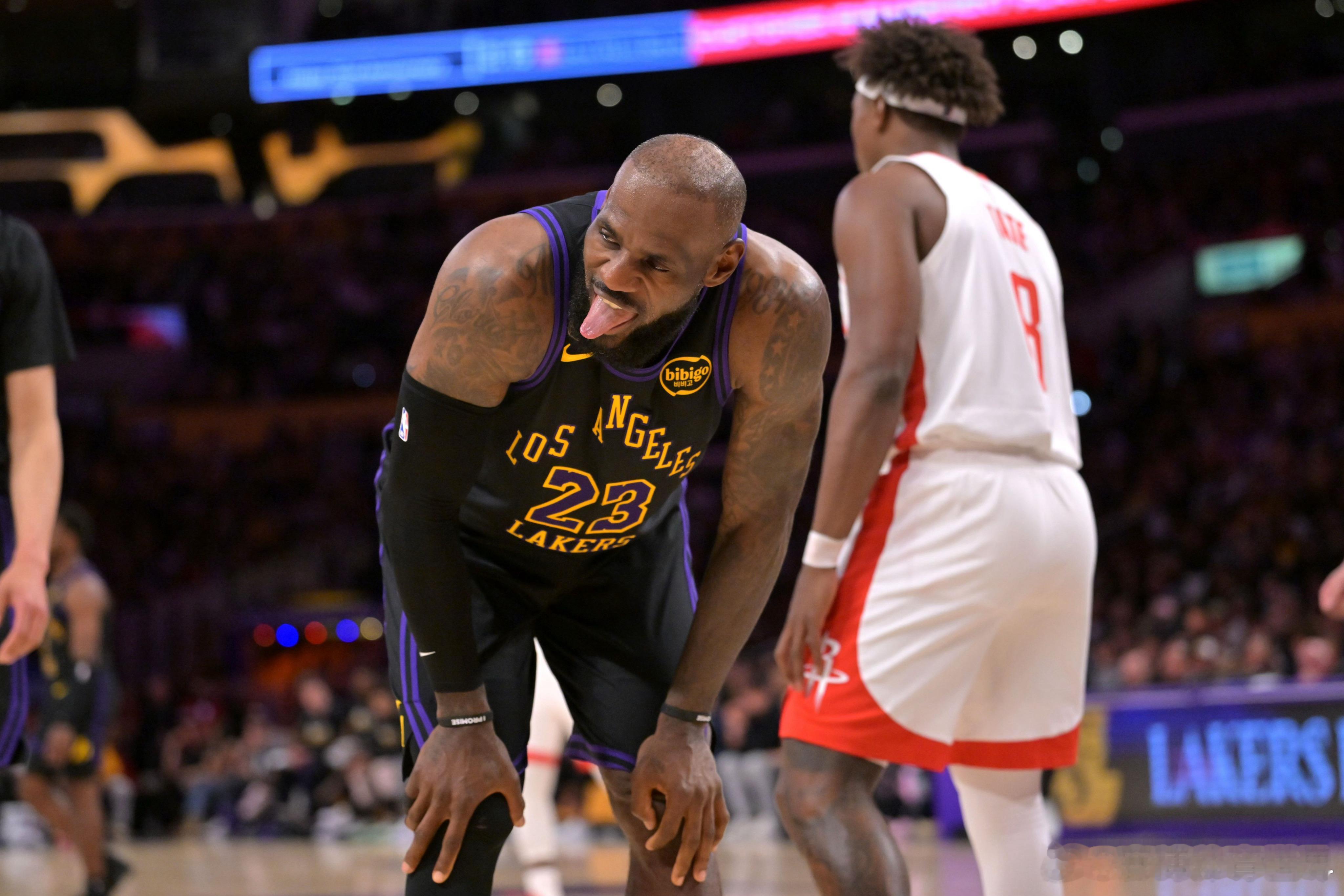 老詹又一次刷新运动员年龄极限标准湖人vs火箭 湖人季后赛G2 101-94再胜火