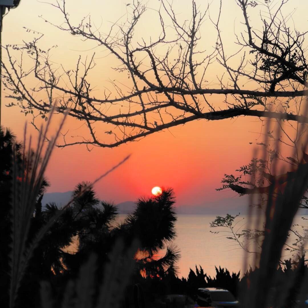 日落尤其温柔，人间皆是浪漫，任生活匆忙，也别错过日落和夕阳，任世事纷杂，看着日落
