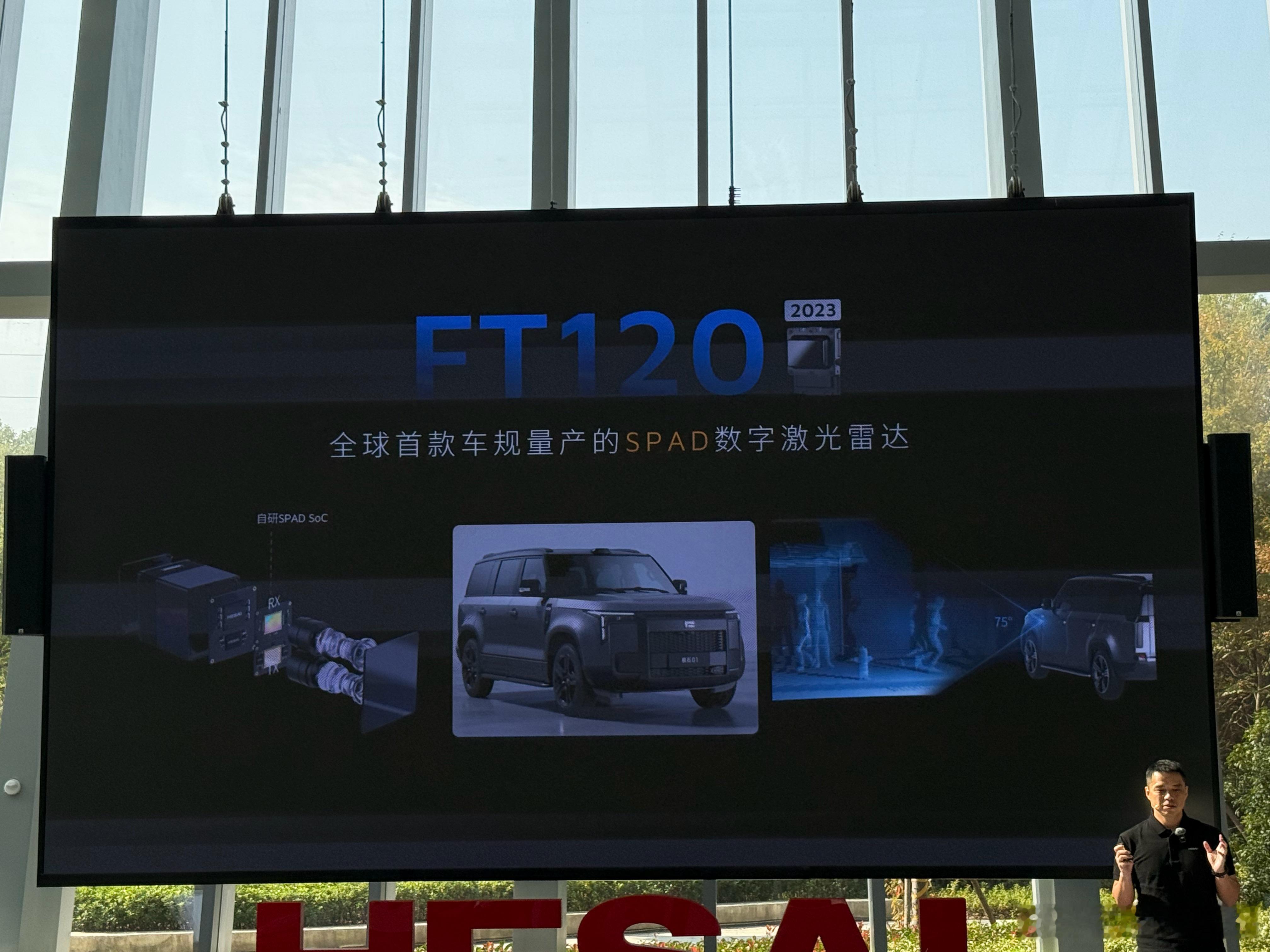 小细节，禾赛是全球第一家量产 SPAD 数字激光雷达的厂商，2023 年 FT1