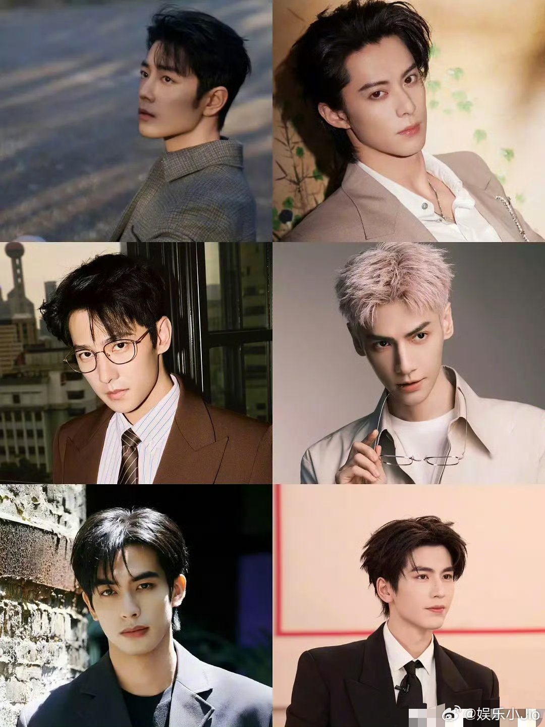 网友评的内娱六大男明星，认同吗肖战，王鹤棣，杨洋，曾舜晞，宋威龙，张凌赫 ​​​