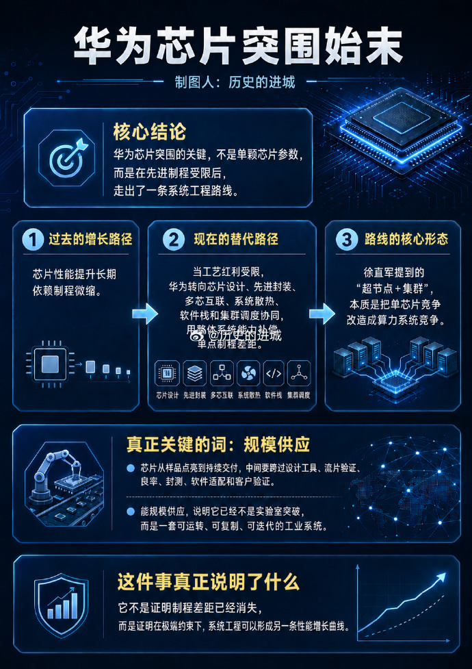 徐直军谈华为芯片突围始末 华为用六年时间，证明了自主创新的无限可能。芯片突围不是