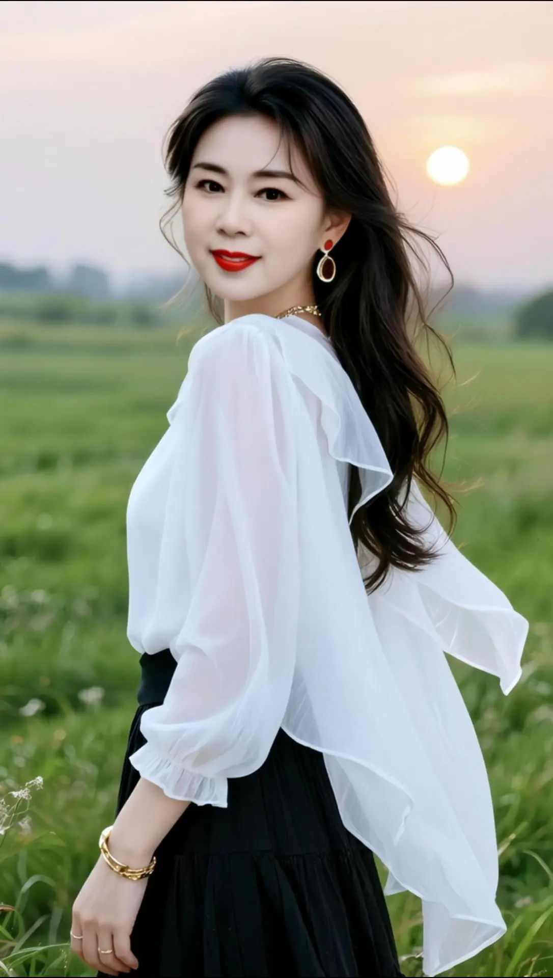 AI田园氛围感自拍 随变ai随便玩