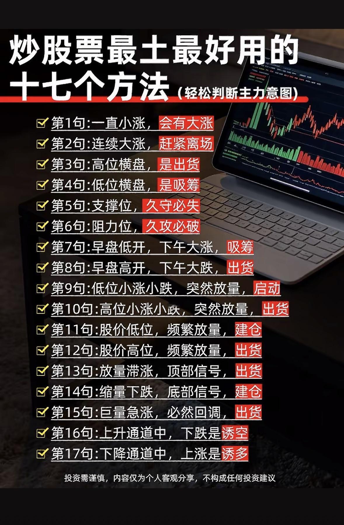 炒股技巧大全，轻松判断涨跌。

炒股技巧大全，轻松判断涨跌。
身边见过太多散户天