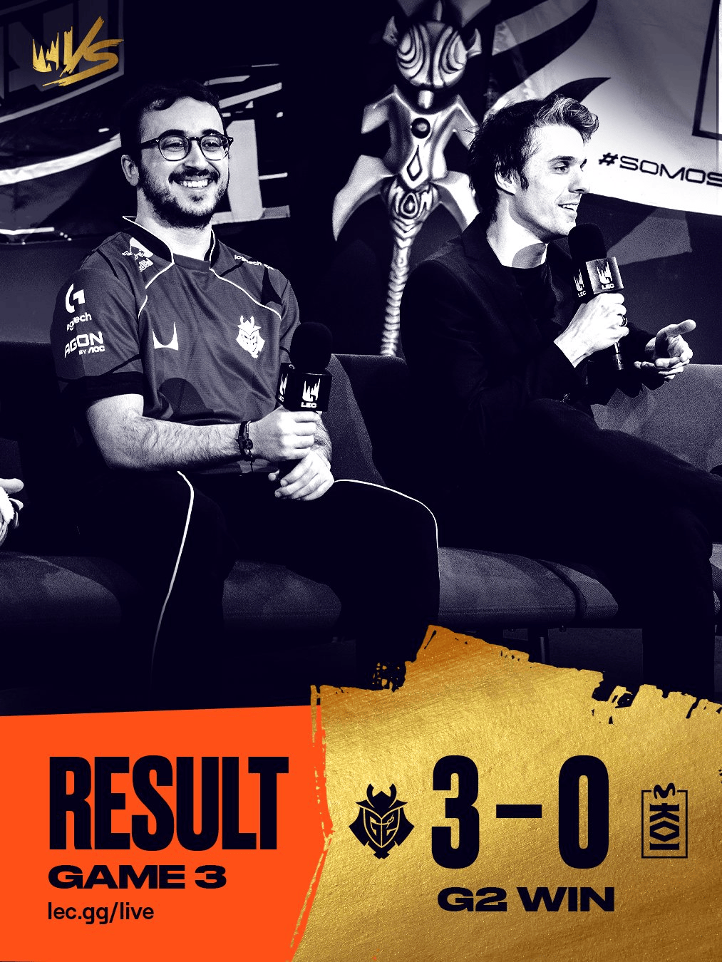 G2 3-0 MKOI：淘汰赛七战七胜一局不输，G2横扫MKOI进决赛