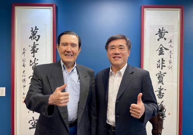 国民党主席选举恶战，郝龙斌今天拜会马英九争取支持，获马承诺：“我这边你不用担心”