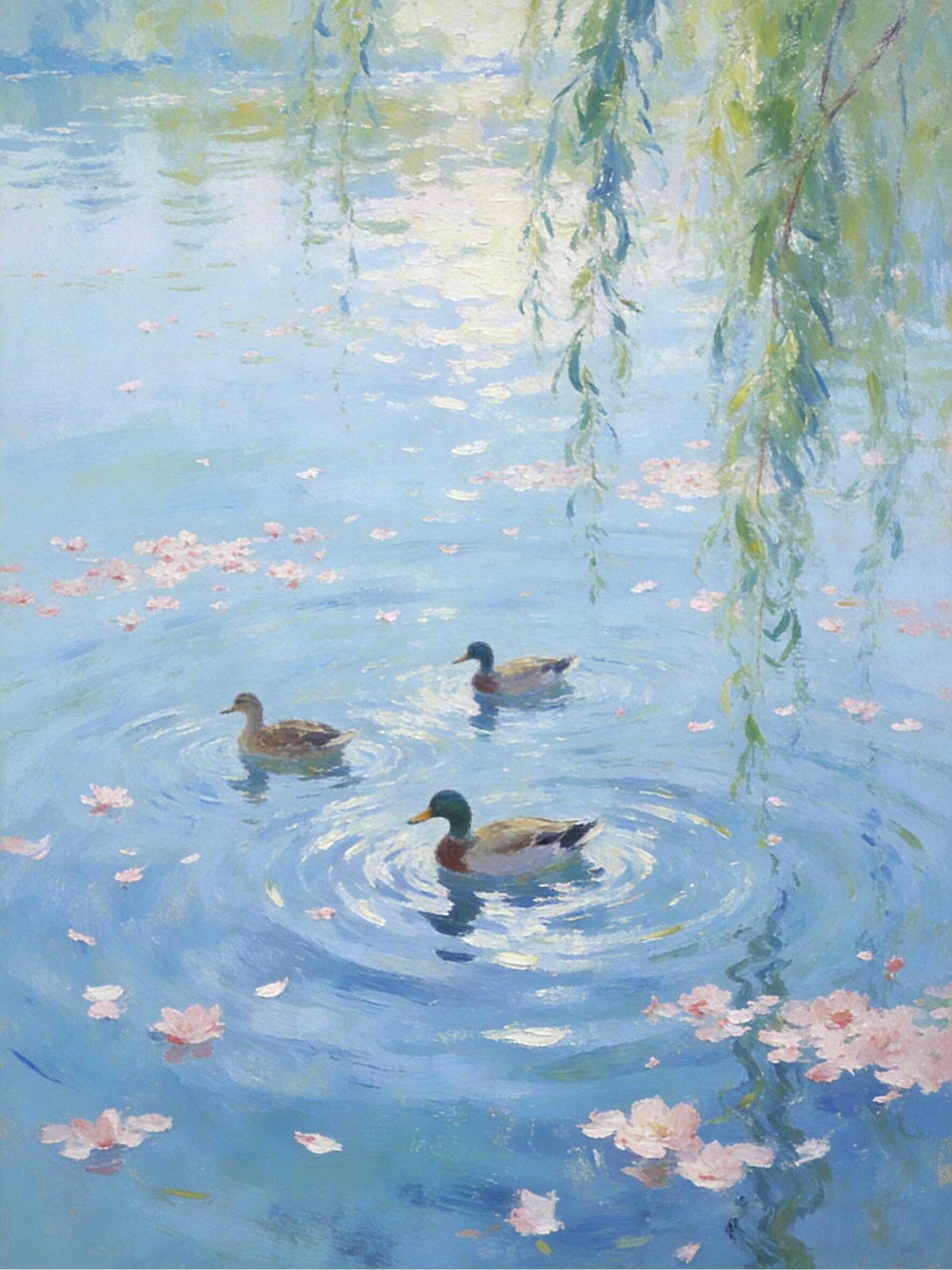 春江水暖鸭先知 