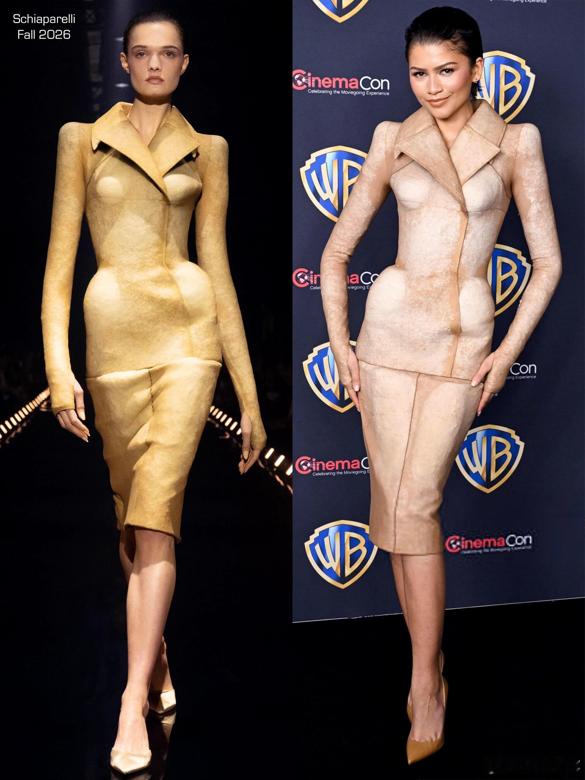 一件赞达亚都难驾驭的衣服，有一说一赞达亚身材算够好的了，居然穿上都如此灾难，但是