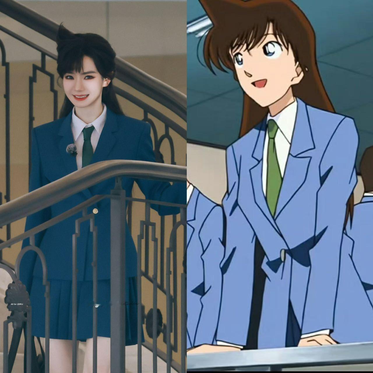 #戚薇cos毛利兰#美神降临 ​​​