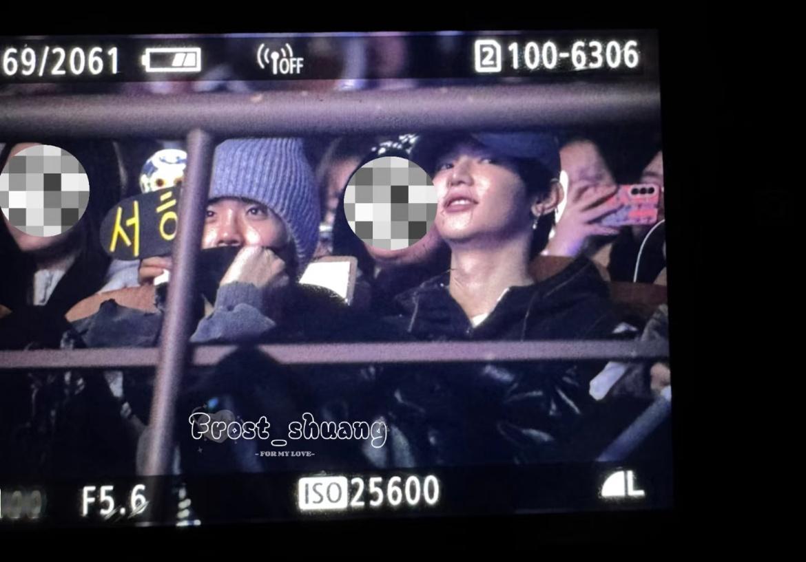 章昊、金泰来今天看close your eyes演唱会了 