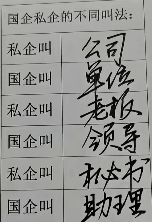 体制内喊“单位”，私企叫“公司”，这叫法差别可藏着不少门道。“单位”是计划经济的