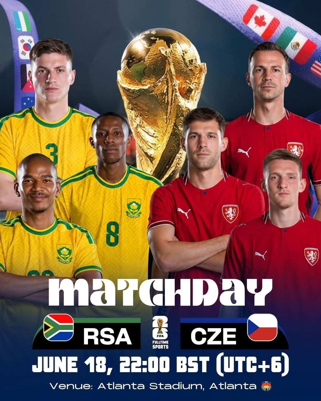 今晚深夜到聽日上午賽事預告👇📺0️⃣0️⃣0️⃣0️⃣ 南非🇿🇦🆚🇨