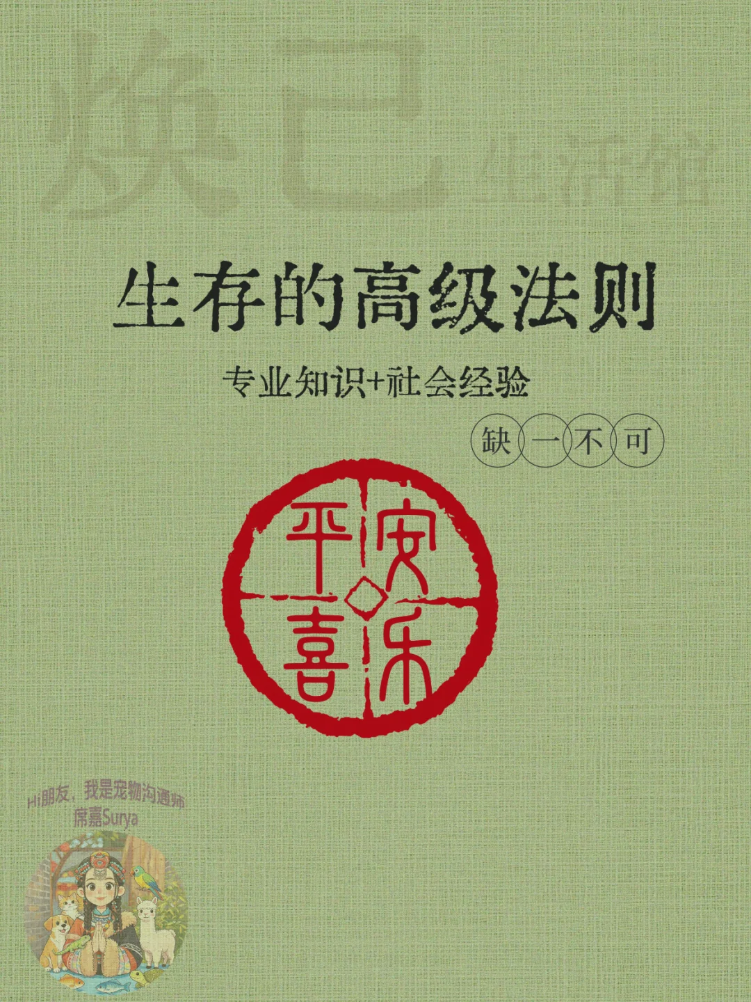 宠物沟通｜在宠物身上感悟到很多