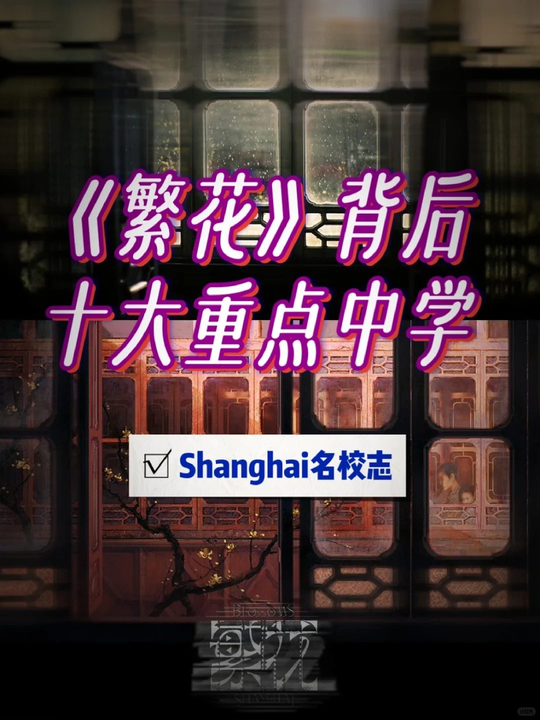 揭秘《繁花》与上海10所重点中学👉