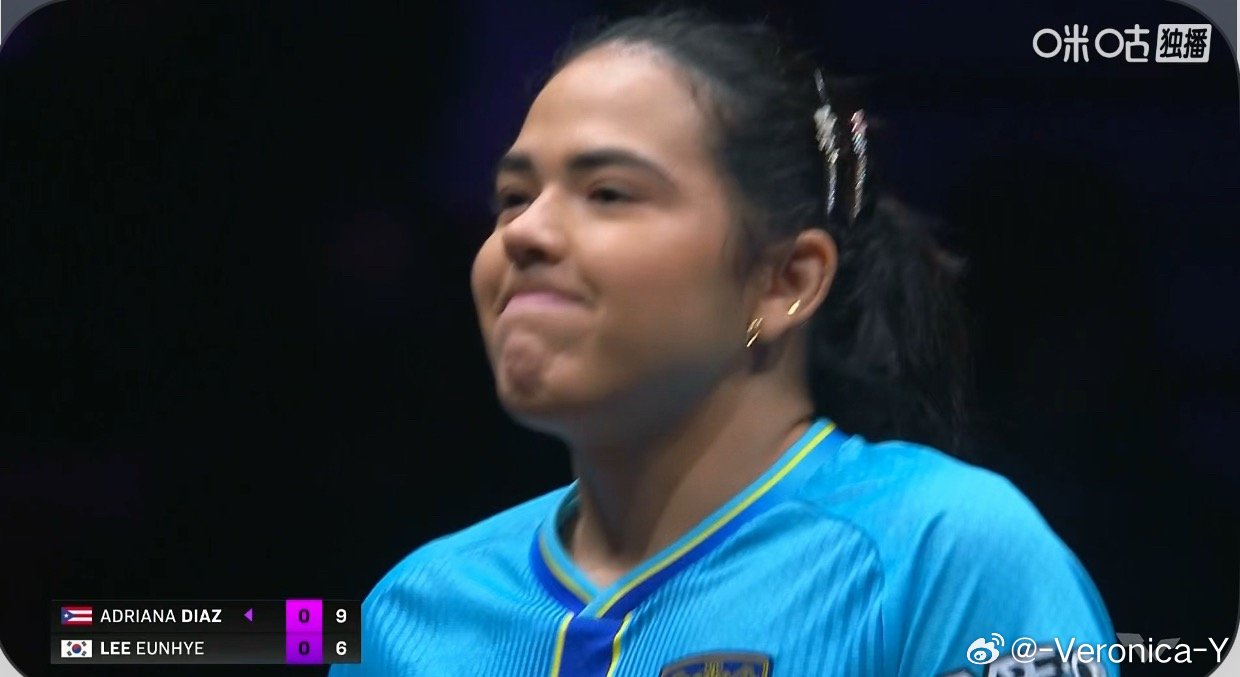 2026wtt重庆冠军赛女子单打32-16迪亚兹3-1李恩惠（11-7 11-5