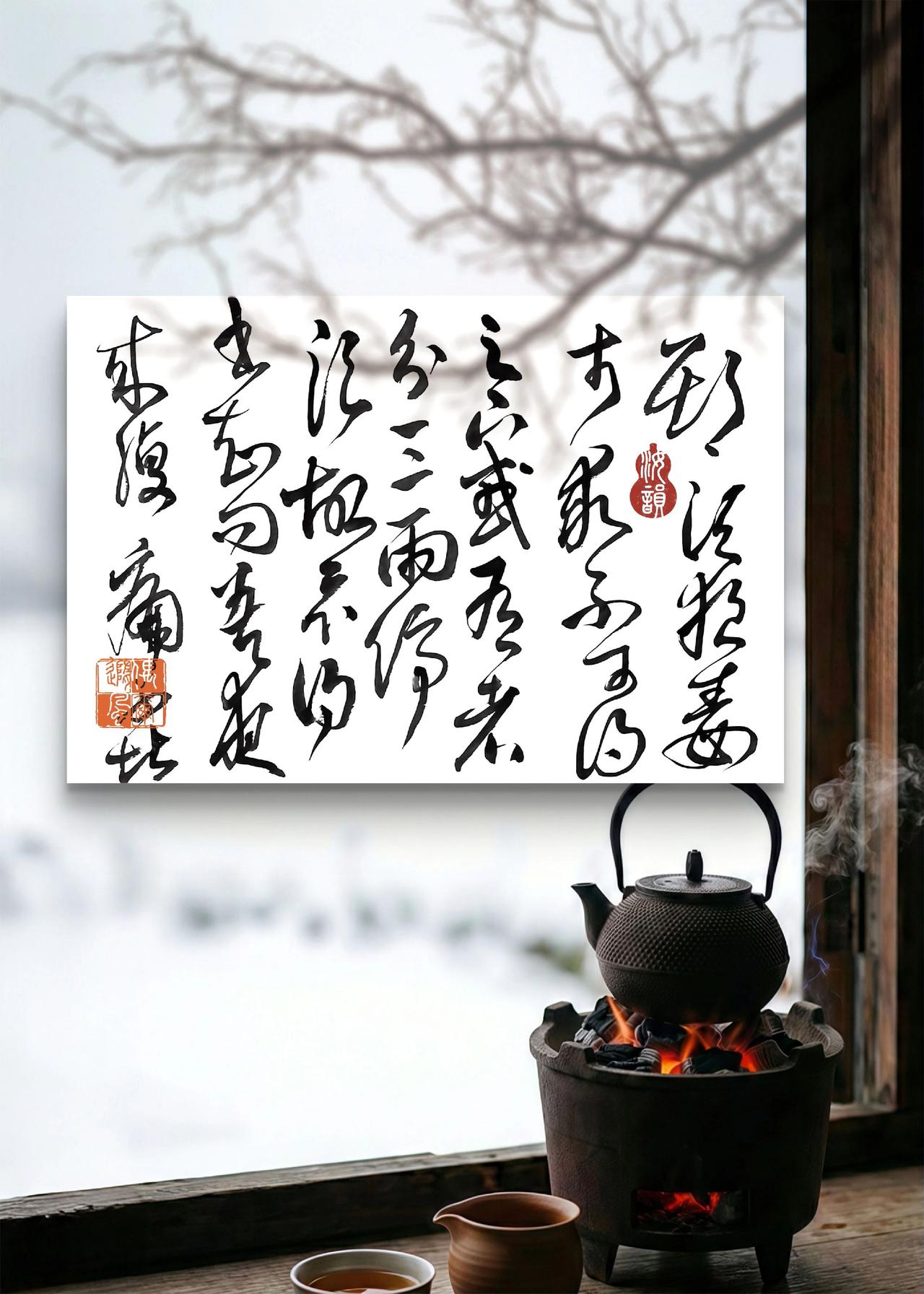 时光如水流，明日又一秋。笔墨纸砚皆有意
