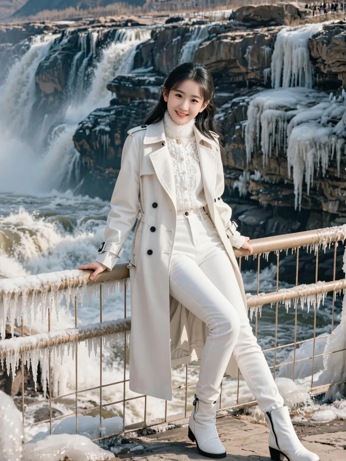 AI瀑布气质大片