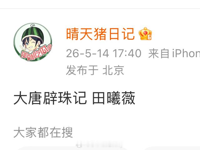 大唐辟珠记 田曦薇 
