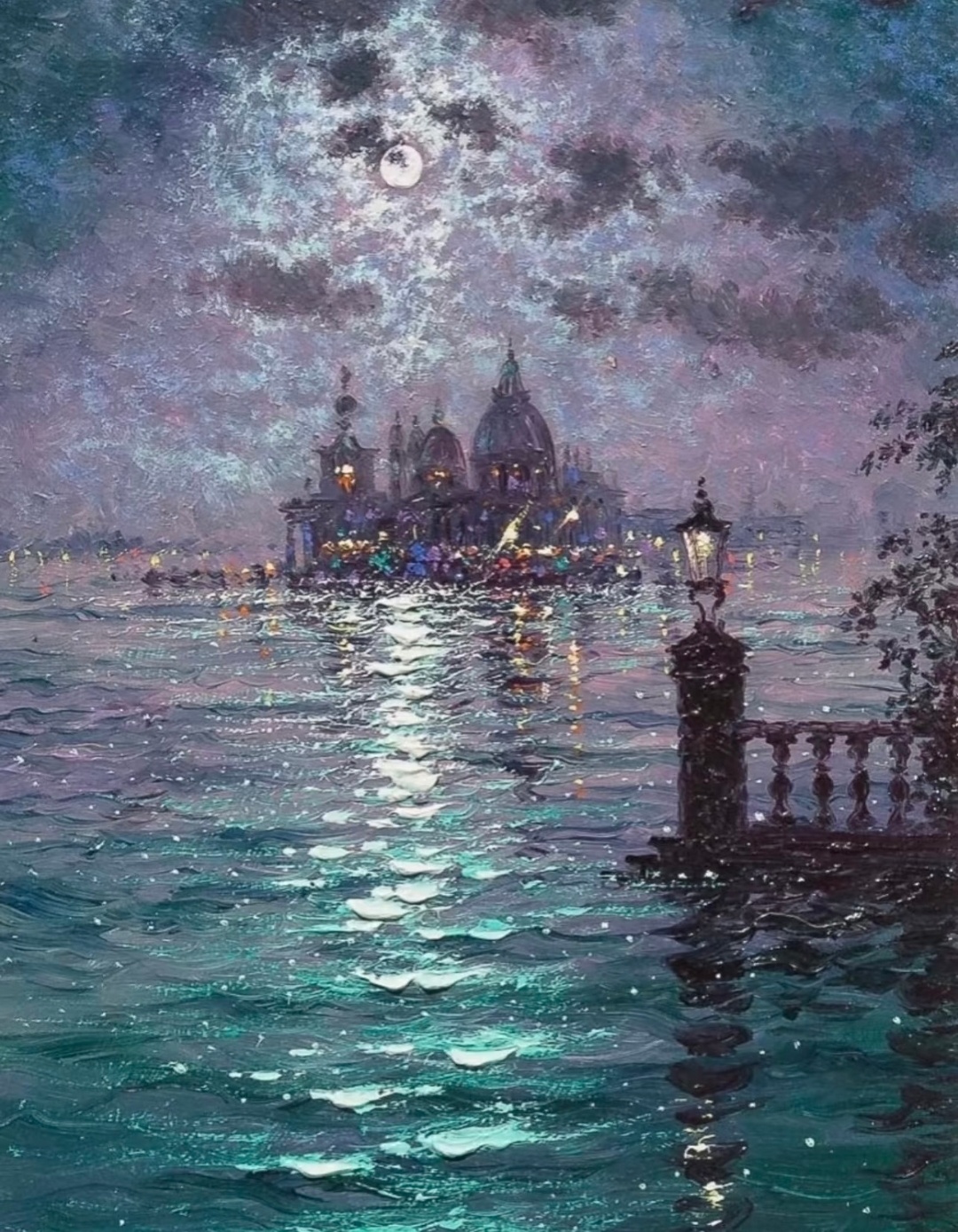 “  油画夜色 … ”｜Andrew Grant Kurtis 