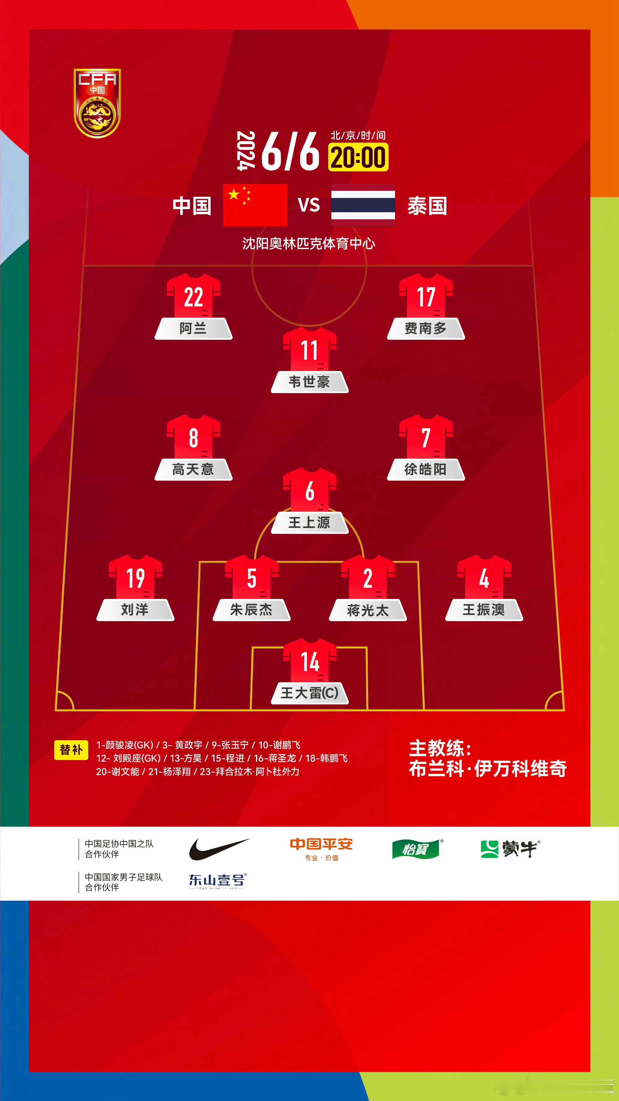果然不管人员怎么换，伊万还是抱紧他的菱形中场442啊，并且赛中也没什么切换。评判