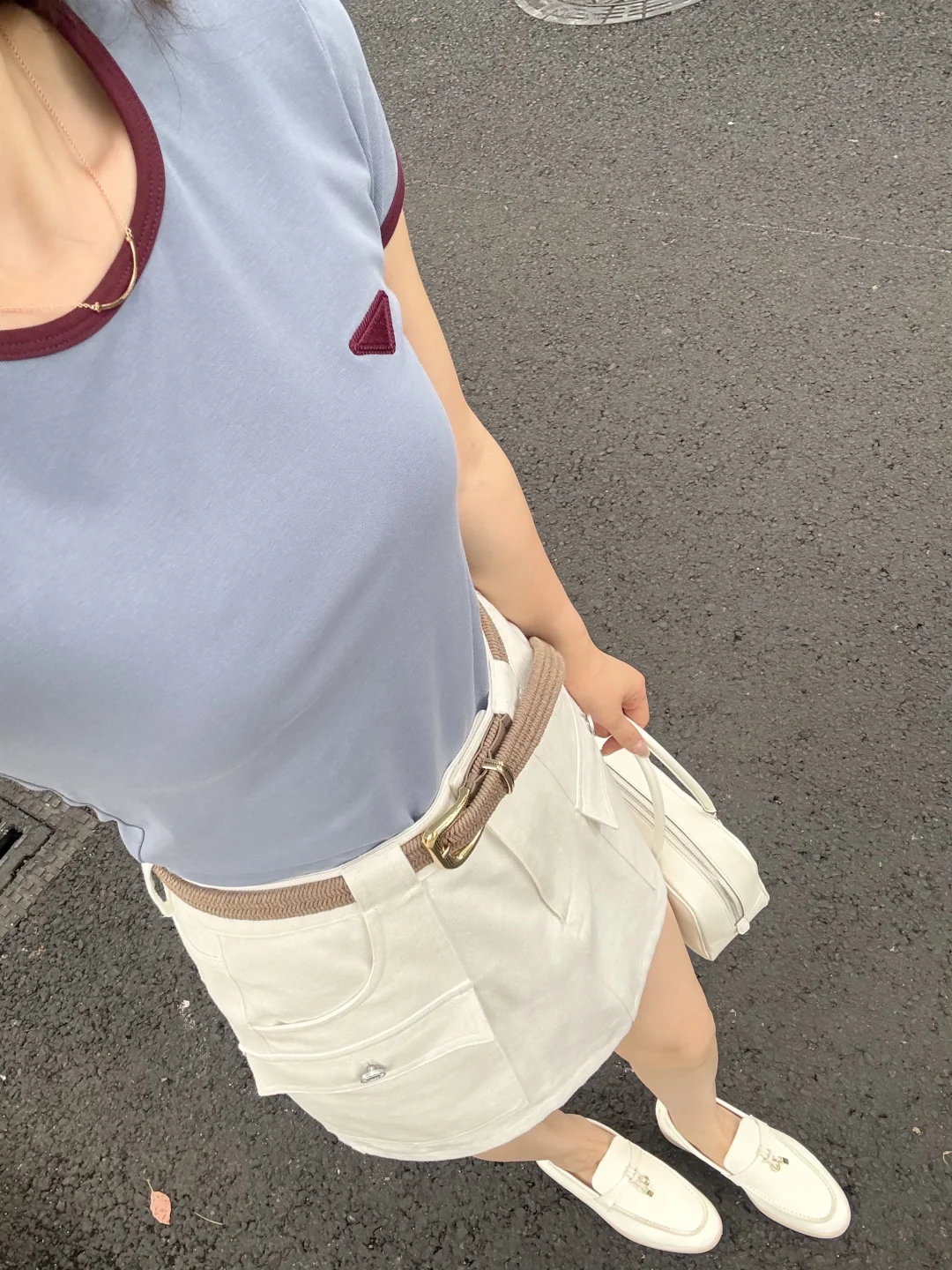 就爱这种清清爽爽的夏天穿搭～