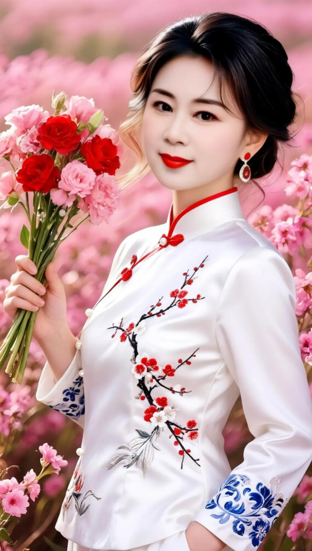 AI中式花田写真 ai创作