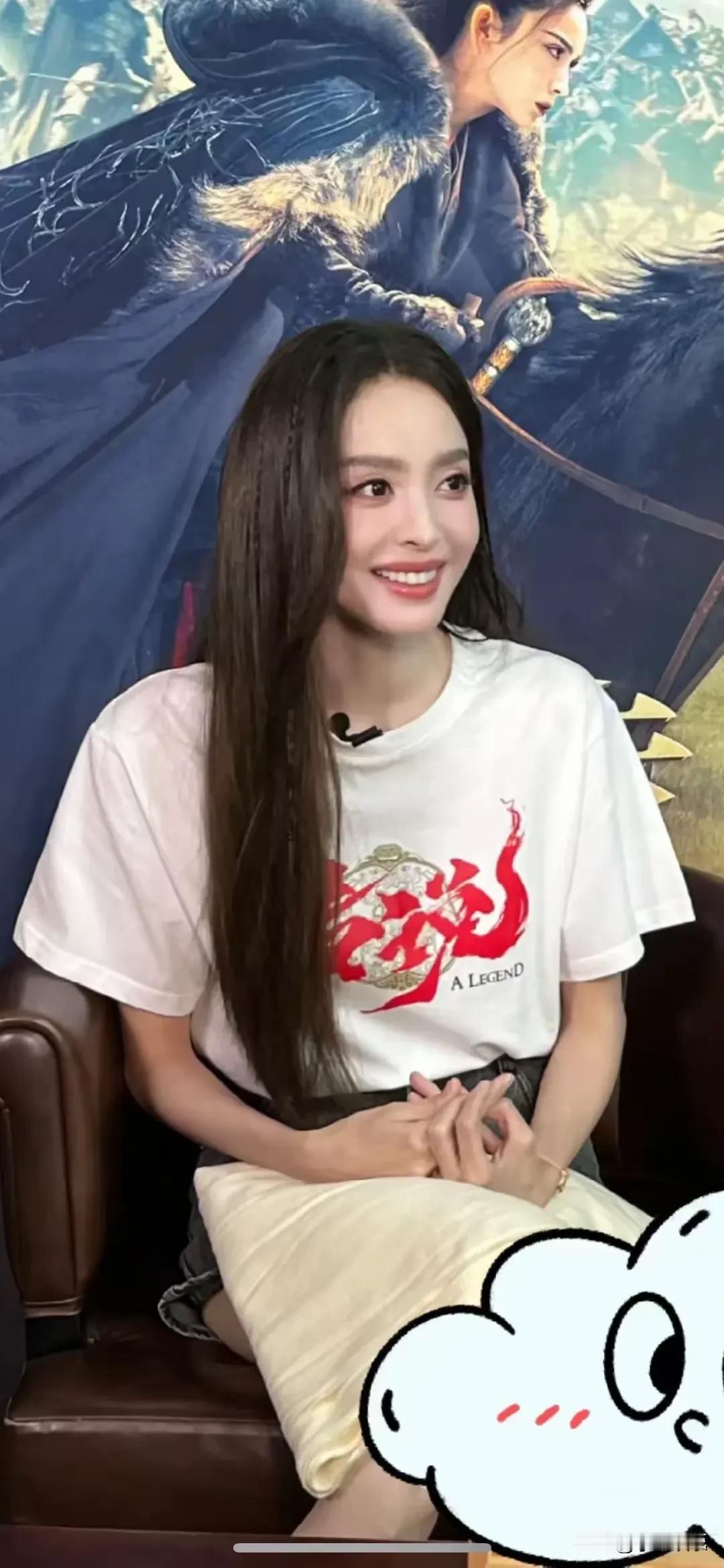 娜扎生图美爆了！她瘦了很多，颜值完全不受影响。新角色是小仙女，必须瘦下来才好看，