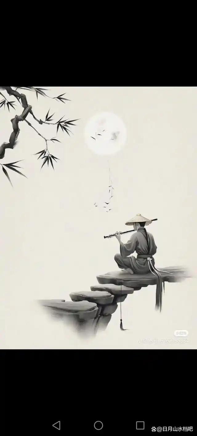 下联：孤影怅离愁。

（图片来自网络）