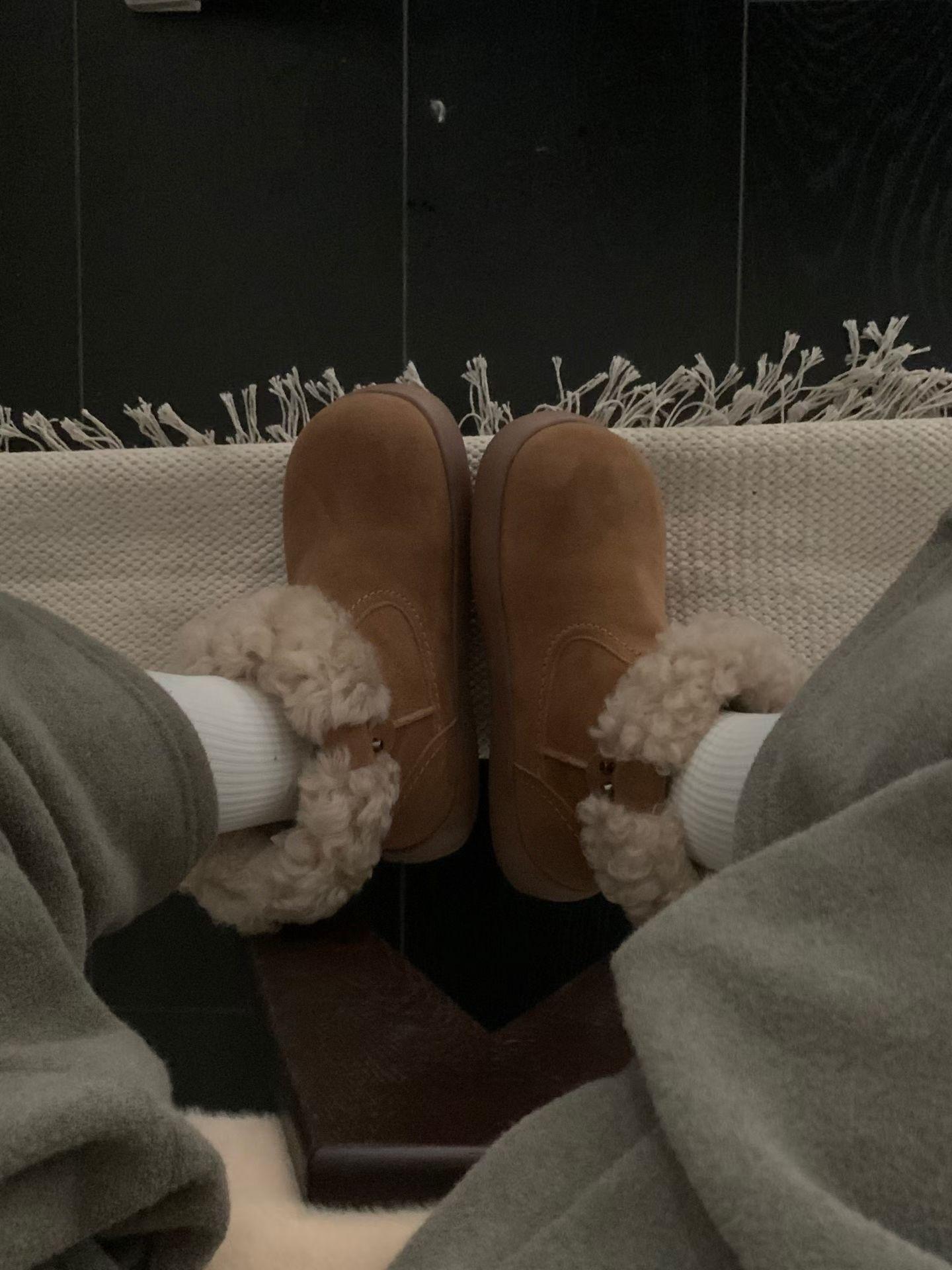 降温啦，雪地靴穿起来。