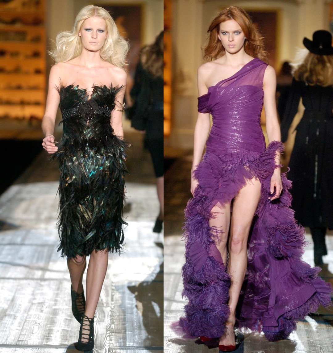 Roberto Cavalli 2005秋冬系列时装，丢掉理智，只在乎闪光和魅力