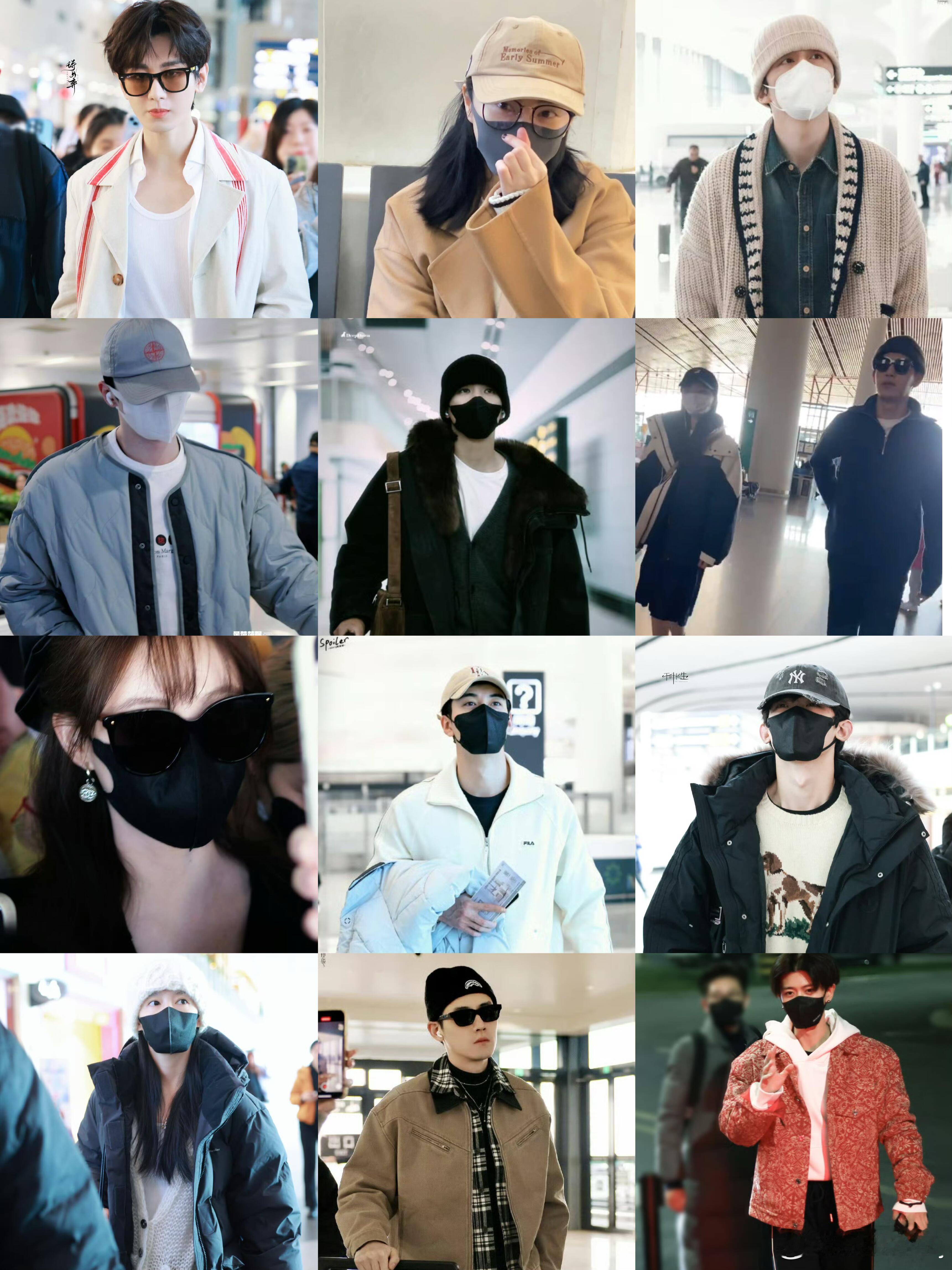 腾讯视频星光大赏 腾讯星光大赏明星机场出发图你第一眼看到谁 