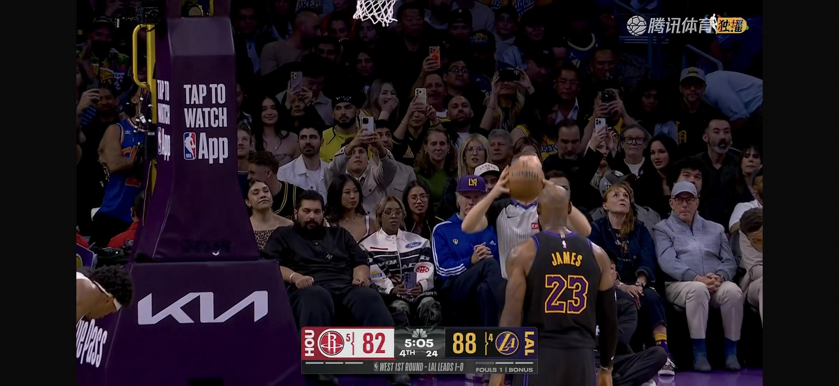 MVP火箭vs湖人 龙港