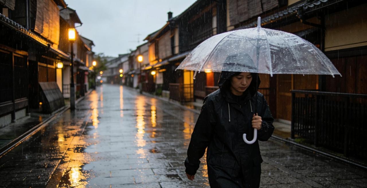 你喜欢在下雨天出门打着伞在外面走走吗？