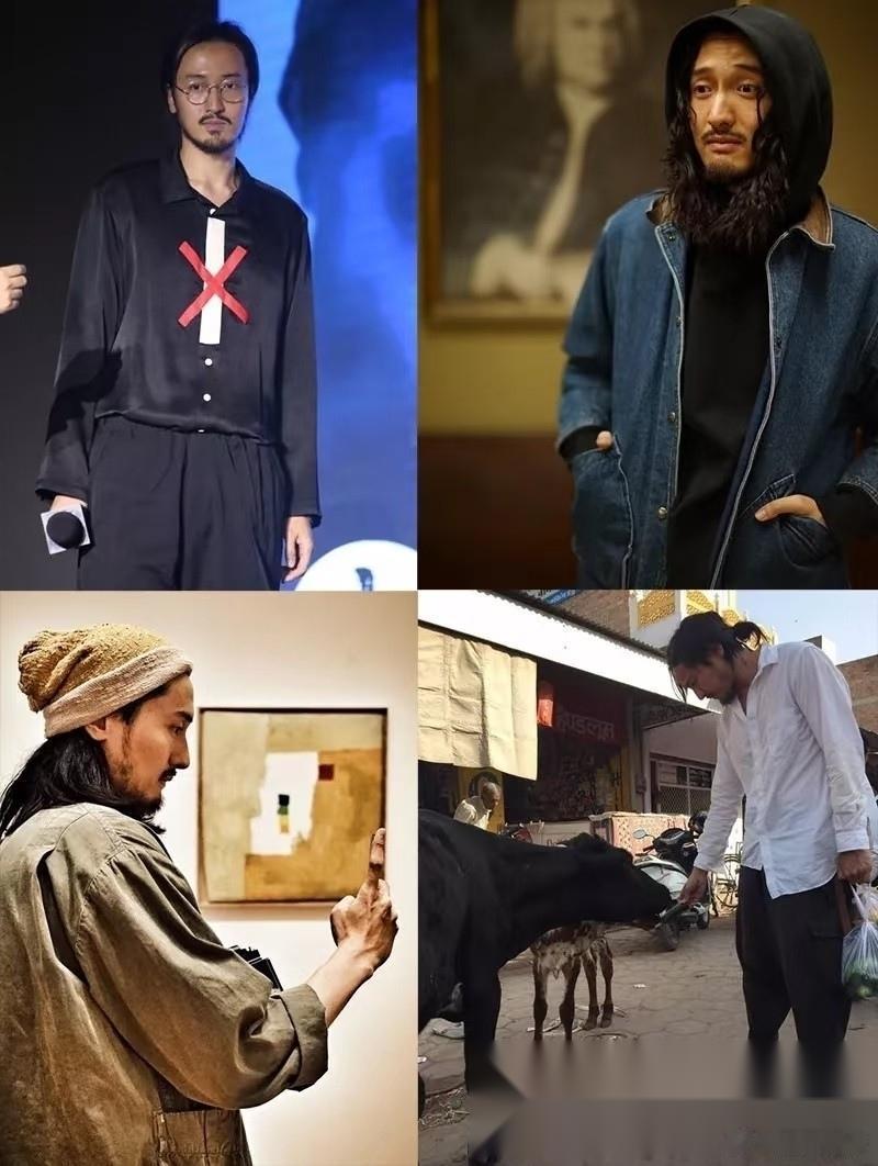 结婚后的男明星， 果然一个个全部失去打扮欲。 那个头发炸得像鸡窝，穿个大T恤， 