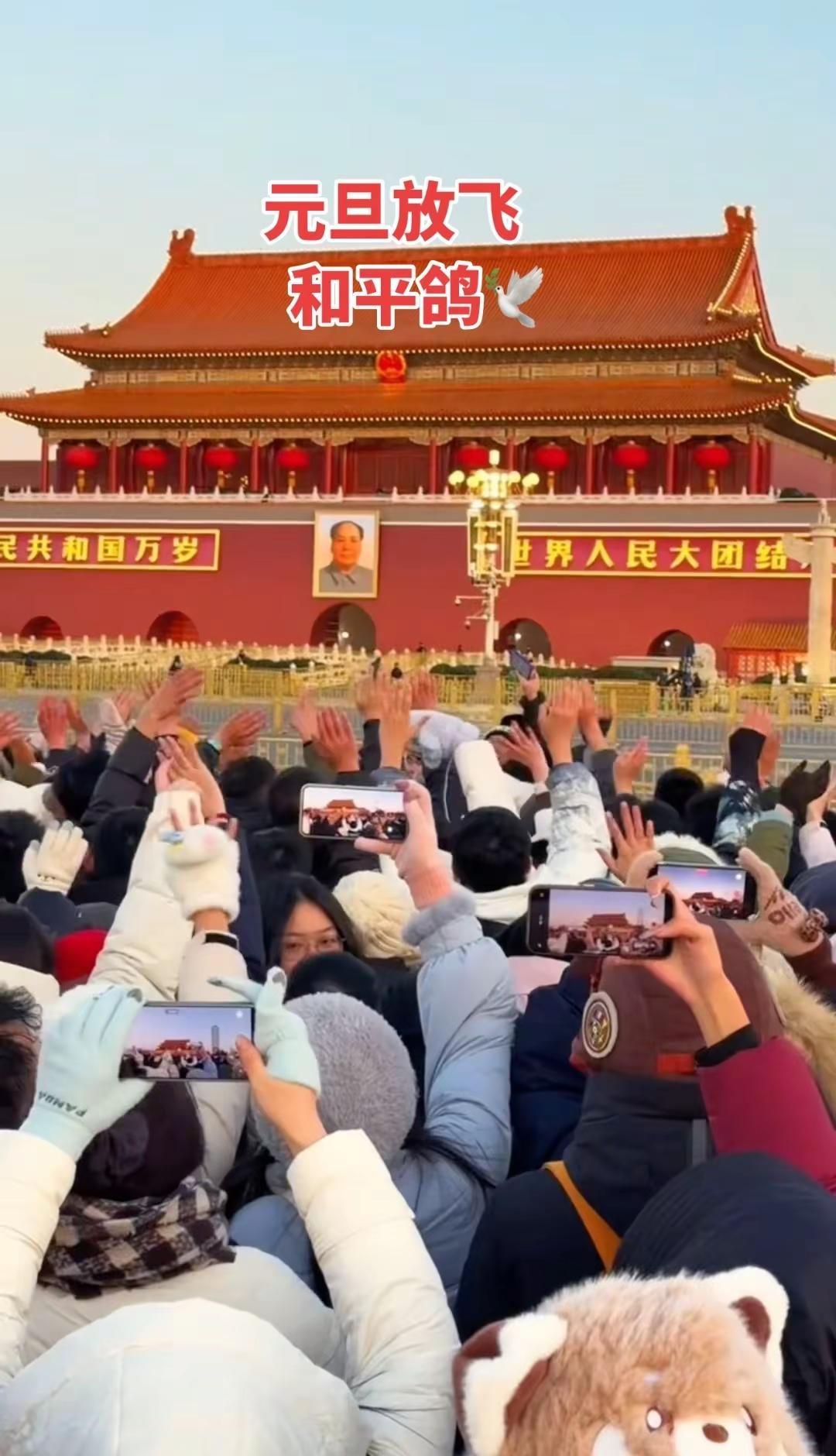 和平鸽 天安门 场面壮观 北京天安门广场 祝祖国繁荣强盛