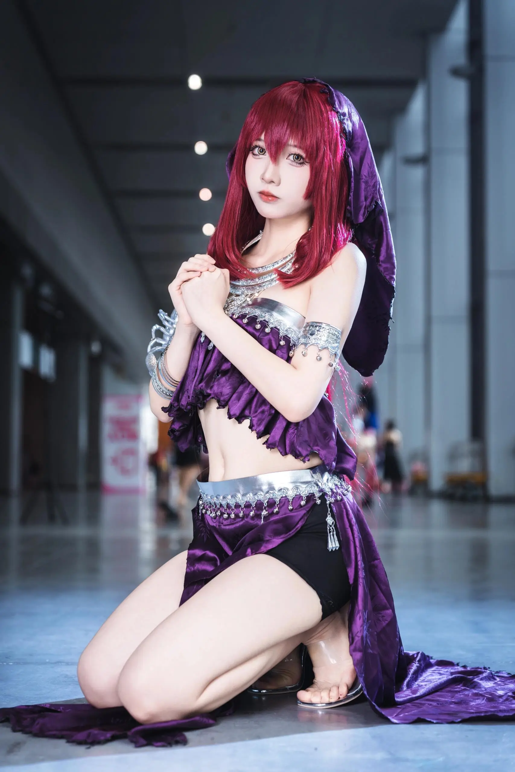 欢都落兰cos 狐妖小红娘 考斯普雷cosplay 这腿又长又白又细 ...