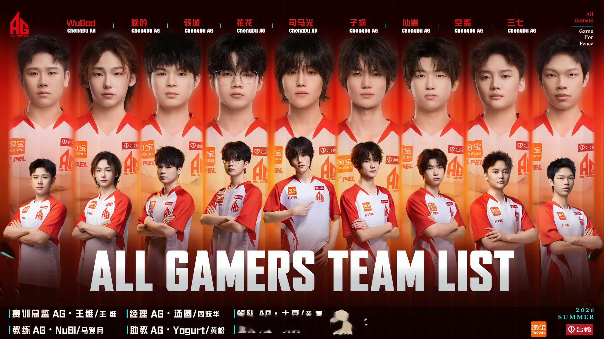 超长大名单！挤一挤挤一挤AG租借马家班选手完成后续赛程2026PEL夏季赛